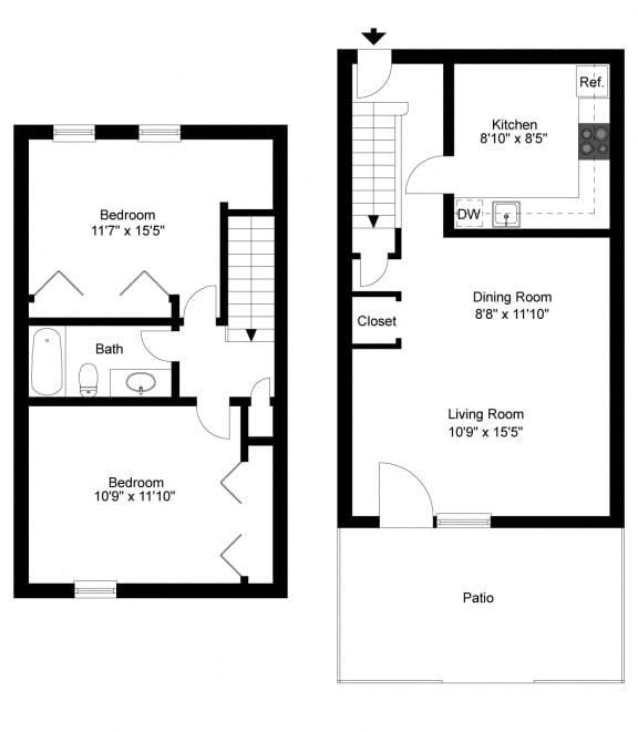 Floor Plans of Apartments in Williamsville, NY
